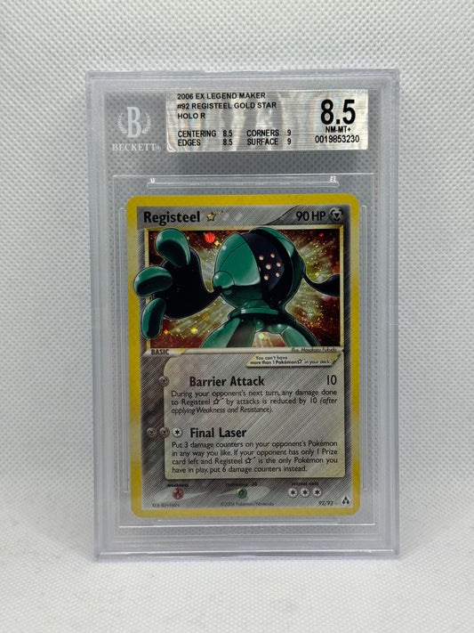 BGS 8.5 - Registeel Gold Star 92/92 - Legend Maker