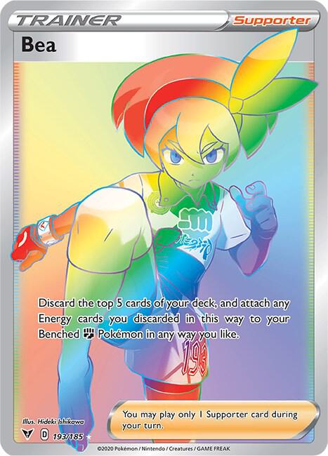 Bea (Secret) 193/185 SWSH04: Vivid Voltage