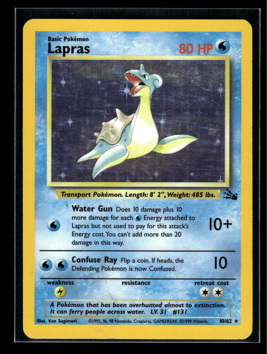 Lapras (10) 10/62 Fossil