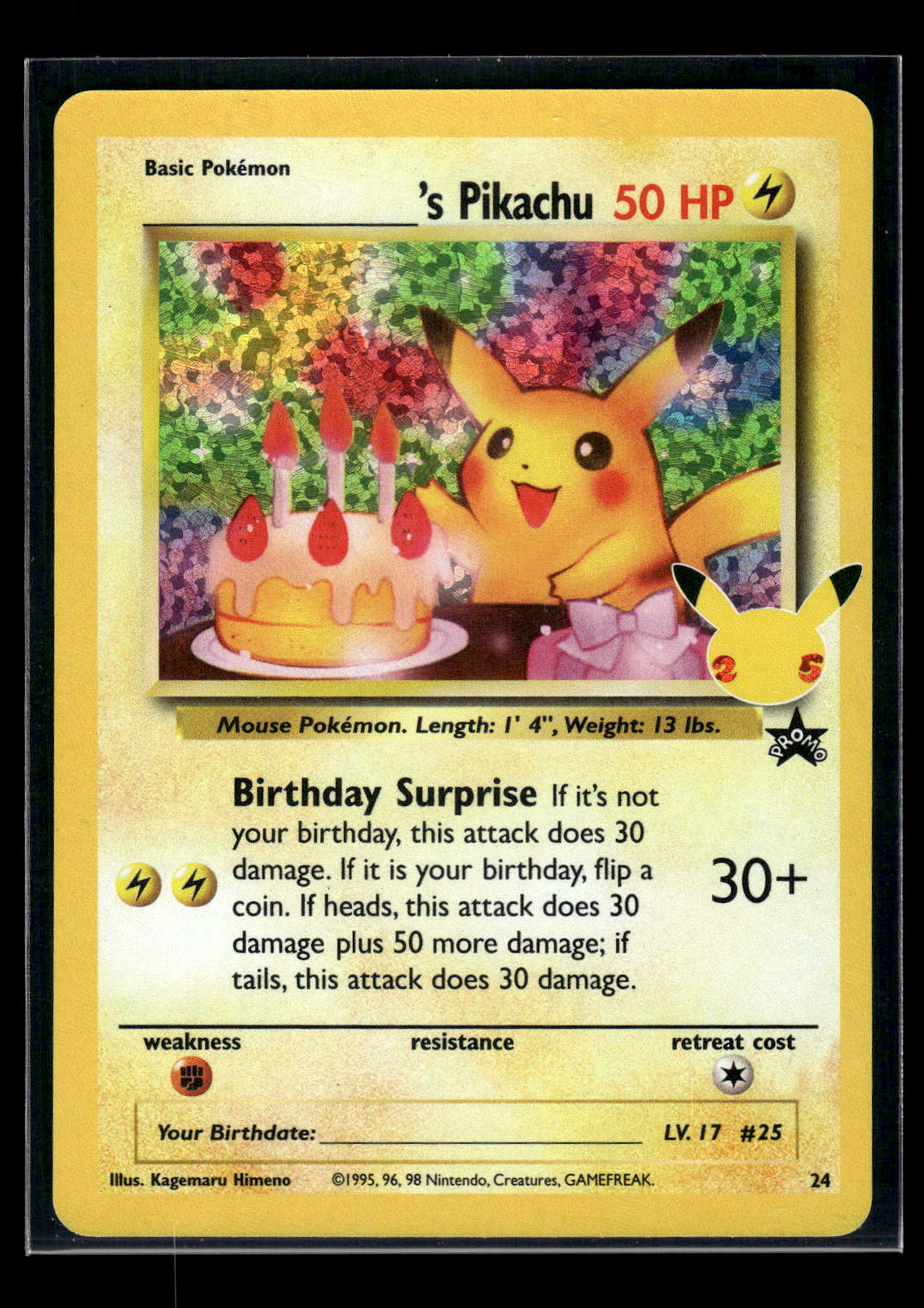 ______'s Pikachu 24/53 Celebrations: Classic Collection