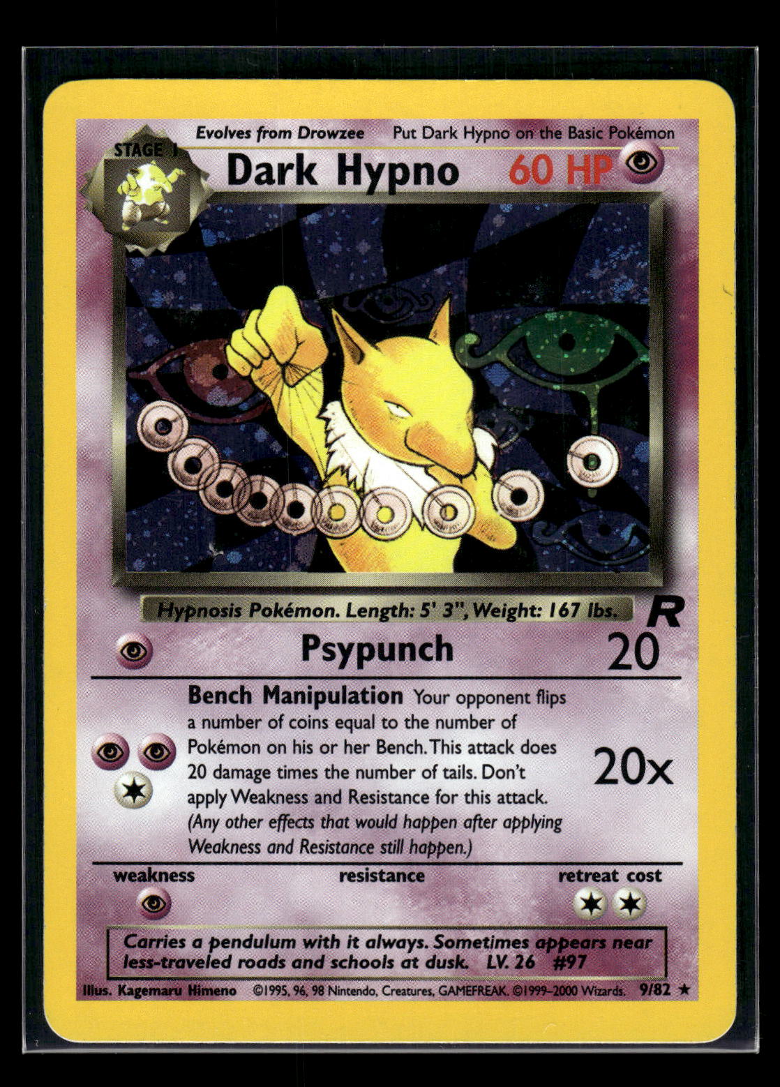 Dark Hypno (9) 09/82 Team Rocket
