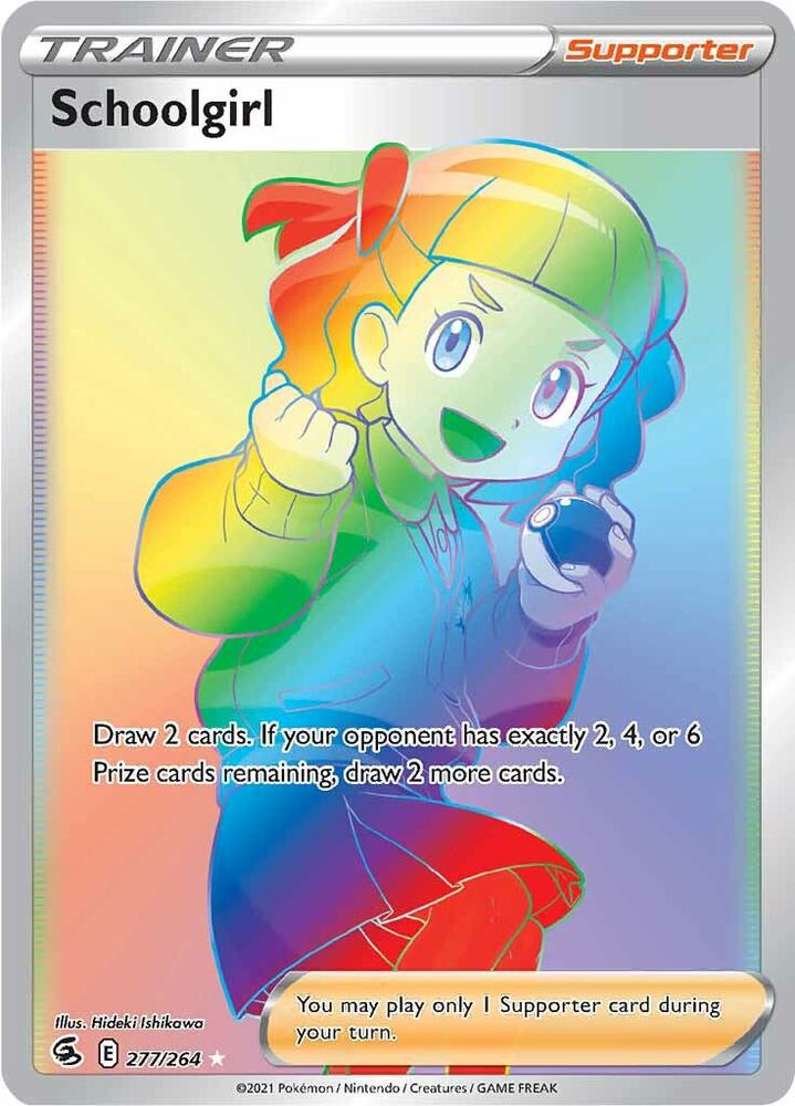Schoolgirl (Secret) 277/264 SWSH08: Fusion Strike