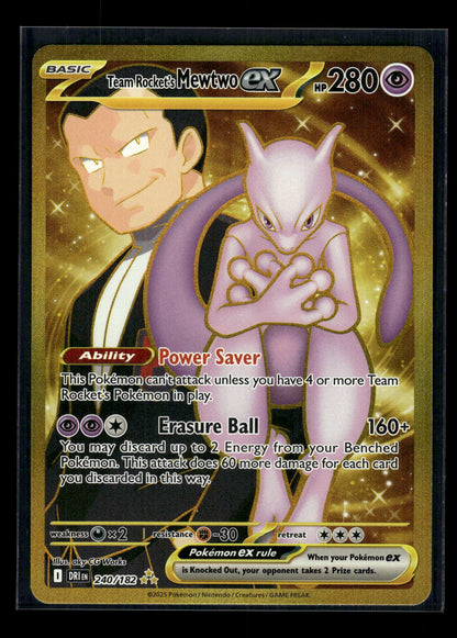 Team Rocket's Mewtwo ex 240/182 SV10: Destined Rivals