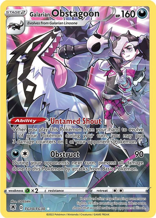Galarian Obstagoon TG10/TG30 SWSH10: Astral Radiance Trainer Gallery