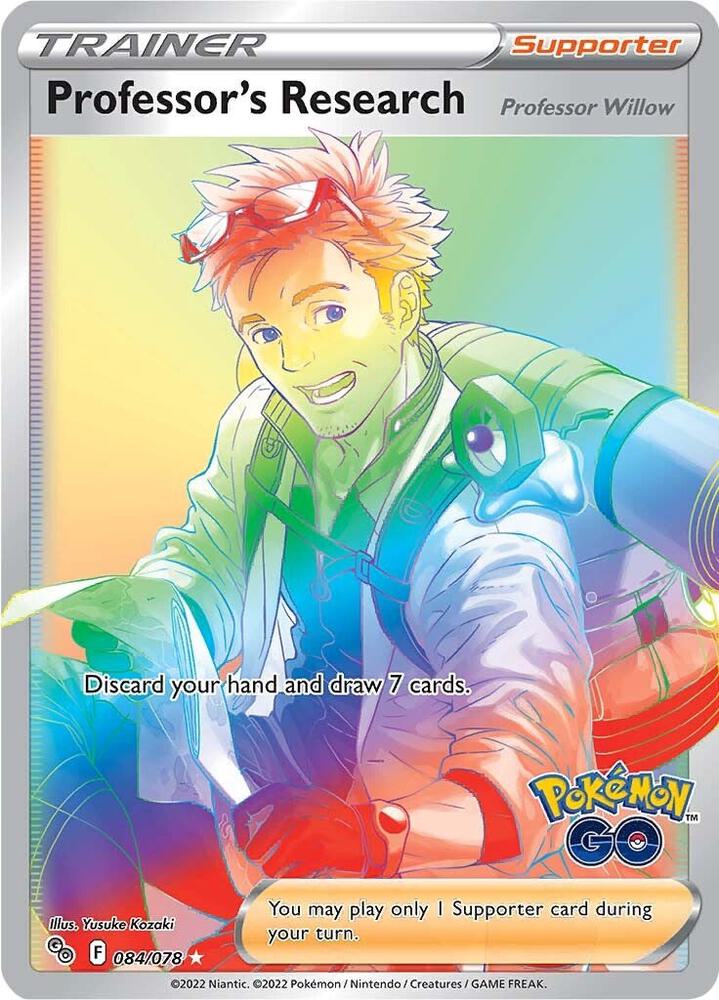 Professor's Research [Professor Willow] (Secret) 084/078 Pokemon GO