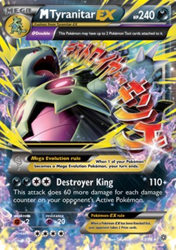 Ancient Origins - MTyranitar EX 43/98