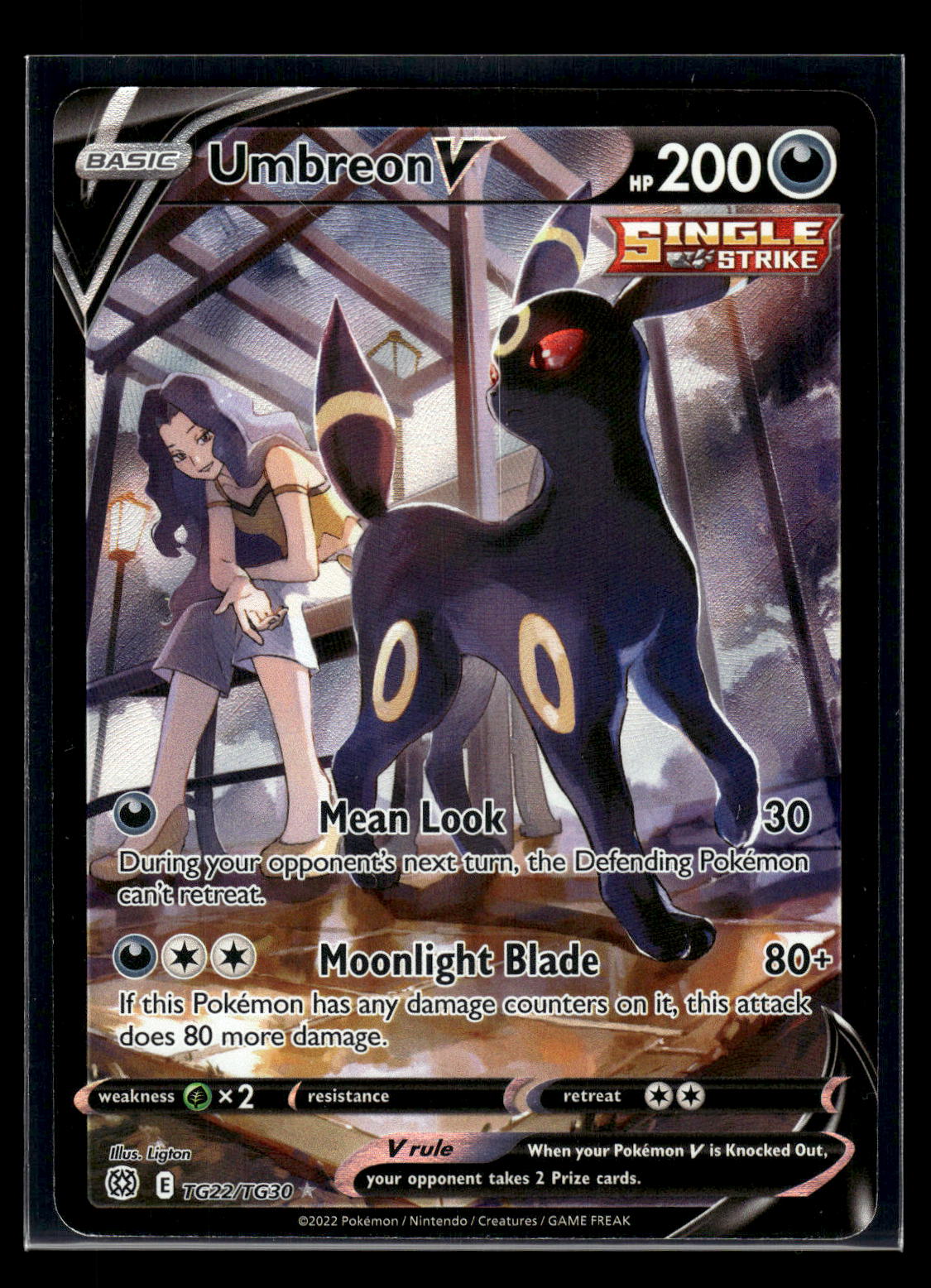 Umbreon V TG22/TG30 SWSH09: Brilliant Stars Trainer Gallery