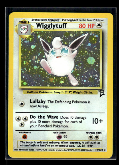Wigglytuff 019/130 Base Set 2