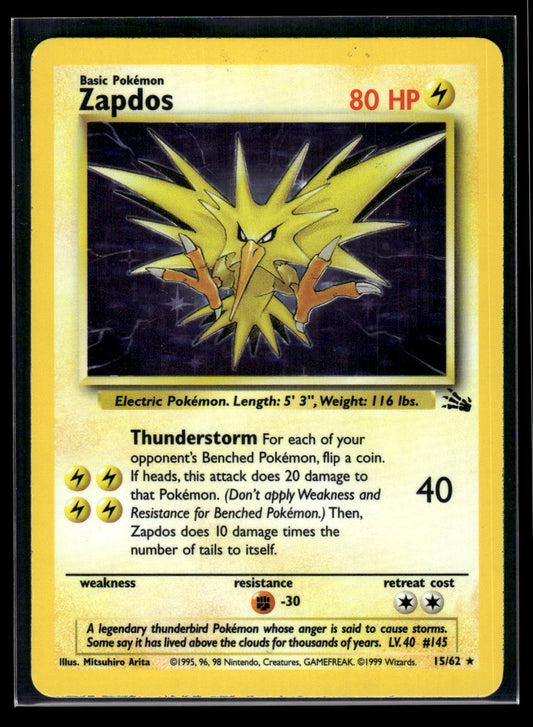 Zapdos (15) 15/62 Fossil