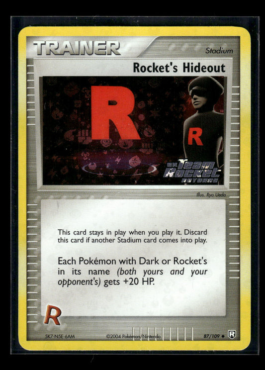Reverse Foil - Rocket's Hideout 87/109 Team Rocket Returns