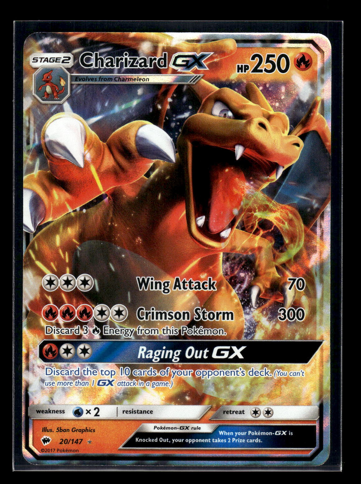 Charizard GX 20/147 SM - Burning Shadows