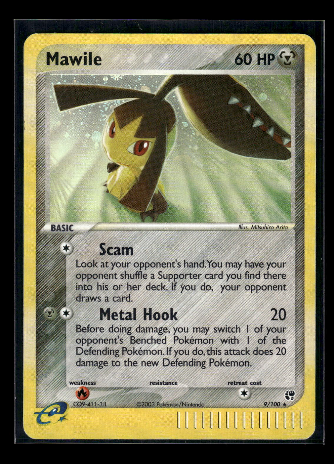 Mawile 9/100 EX Sandstorm