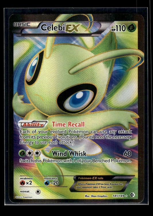 Celebi EX (141 Full Art) 141/149 Boundaries Crossed