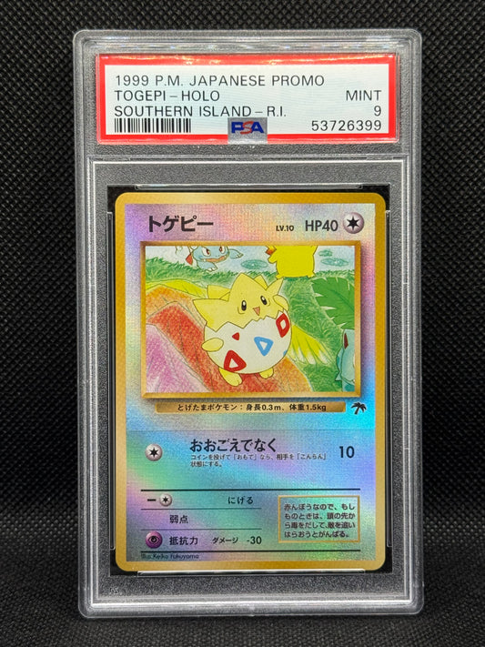 PSA 9 - Togepi - Japanese Southern Island Promo