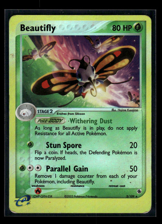Reverse Foil - Beautifly 2/109 Ruby and Sapphire