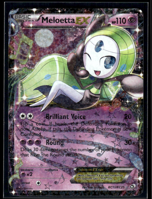 Meloetta EX RC11/RC25 Legendary Treasures: Radiant Collection