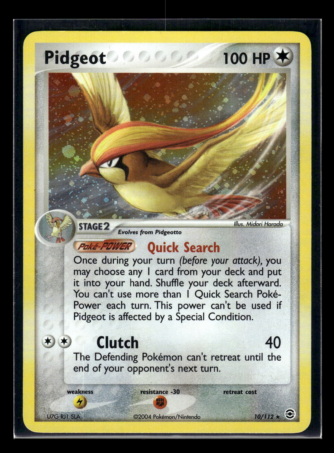 Pidgeot 10/112 EX FireRed & LeafGreen
