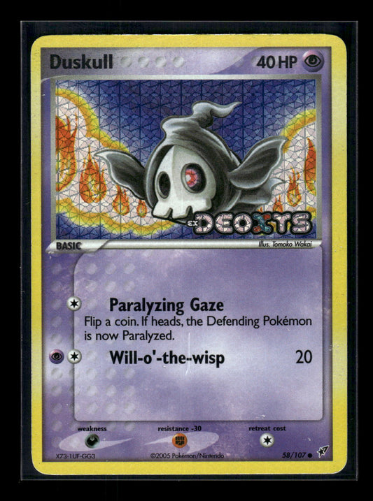 Reverse Foil - Duskull 58/107 Deoxys