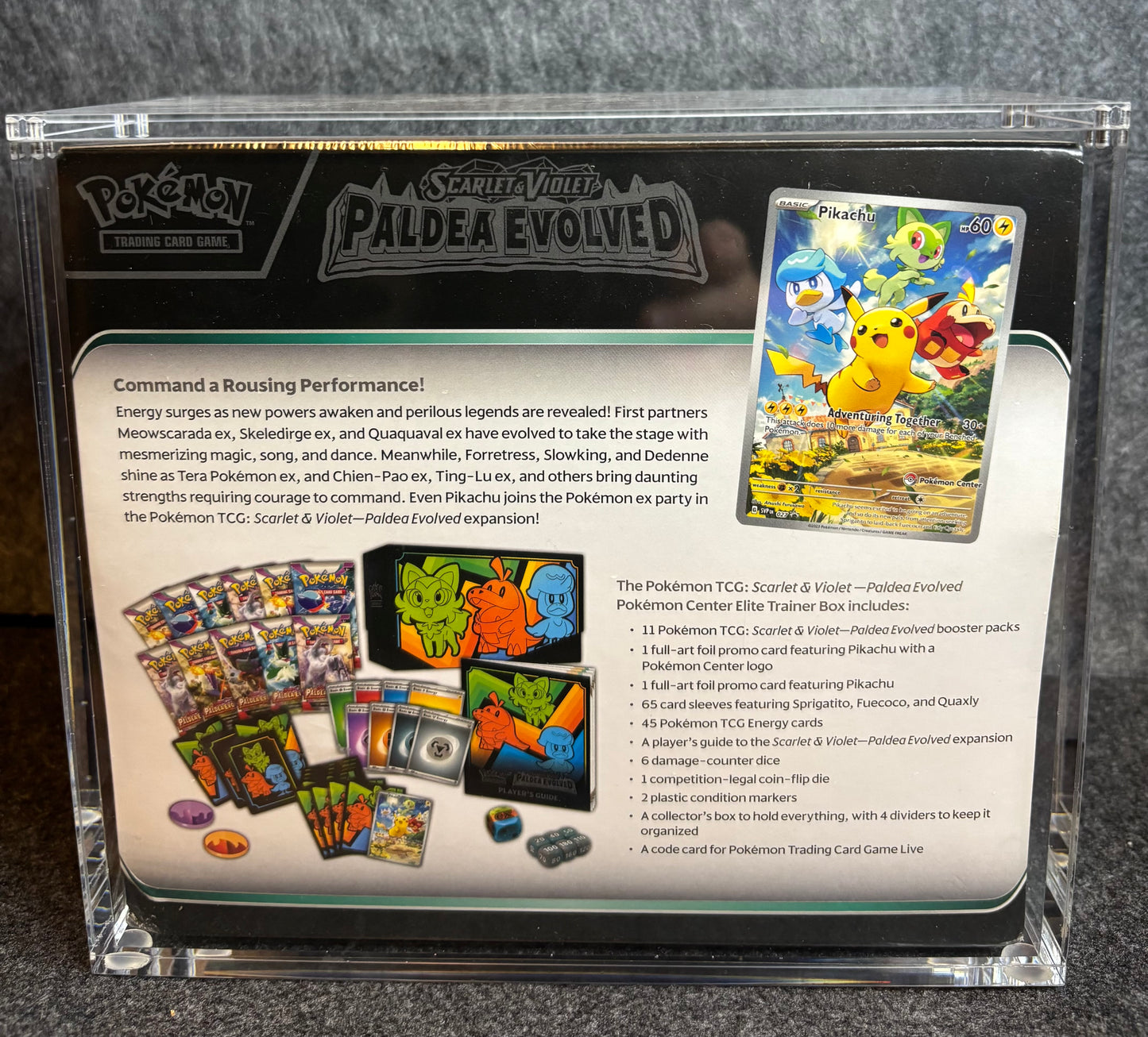 Pokémon TCG: Scarlet & Violet - Paldea Evolved Pokémon Center Elite Trainer Box - OBS SE BILDER!