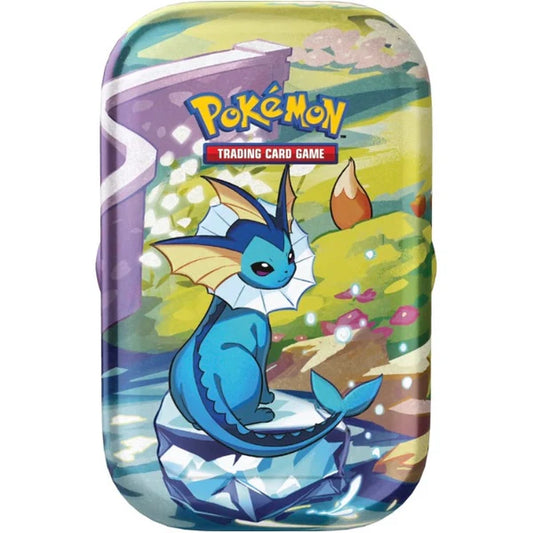 Pokémon TCG Scarlet & Violet: Prismatic Evolutions Mini Tin - Vaporeon