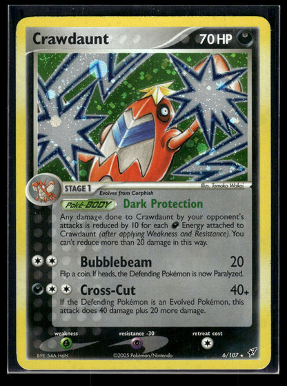 Crawdaunt 6/107 EX Deoxys