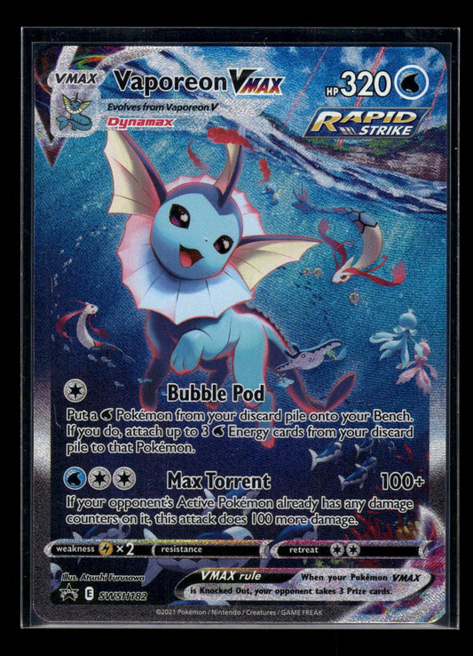 Vaporeon VMAX SWSH182 SWSH: Sword & Shield Promo Cards