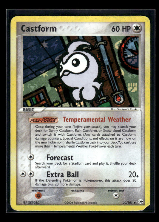 Reverse Foil - Castform 30/101 Hidden Legends