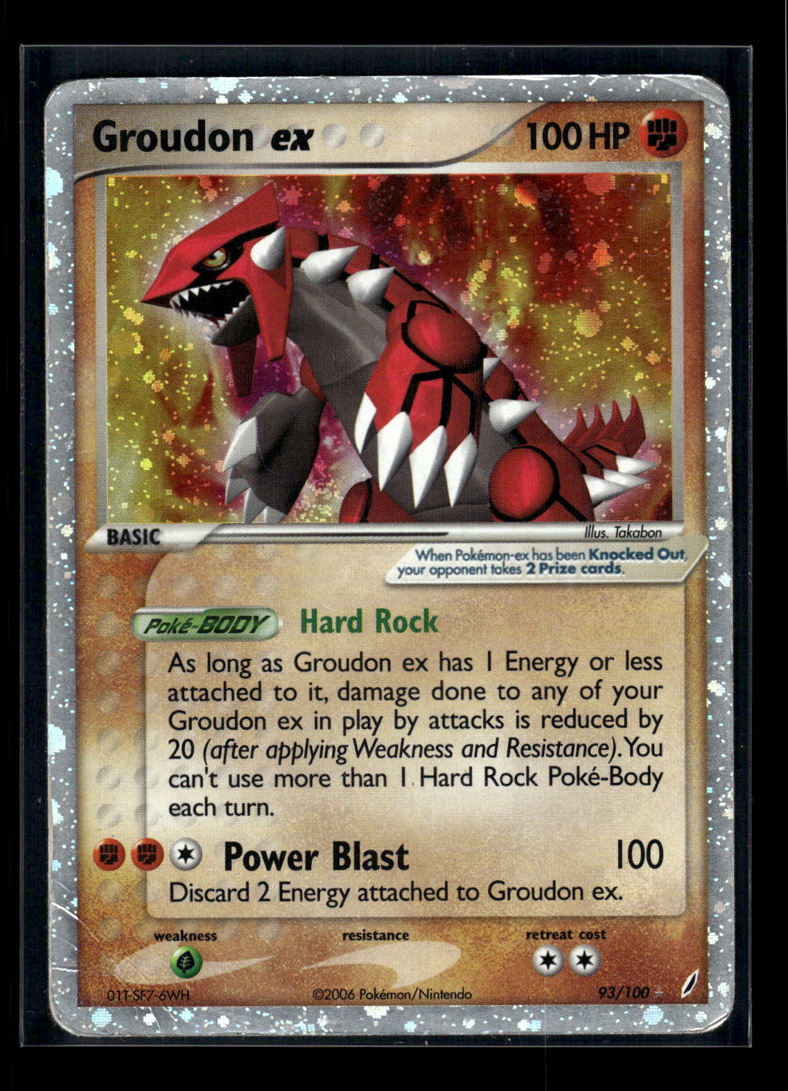 Groudon ex 93/100 Crystal Guardians