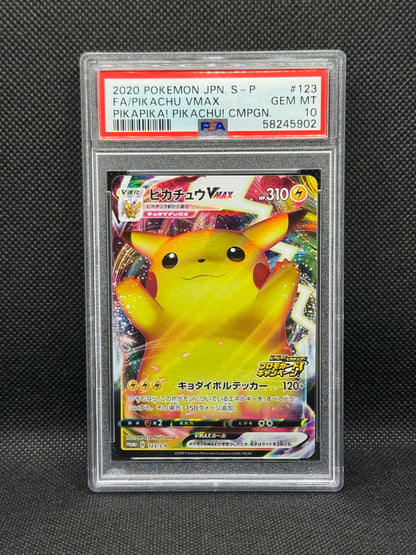 PSA 10 - Pikachu Vmax 123/S-P - Promo