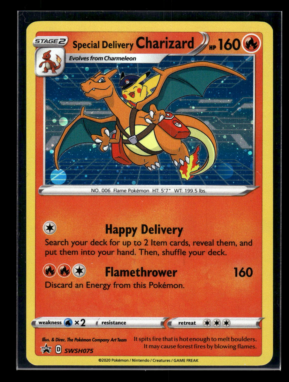 Special Delivery Charizard SWSH075 SWSH: Sword & Shield Promo Cards
