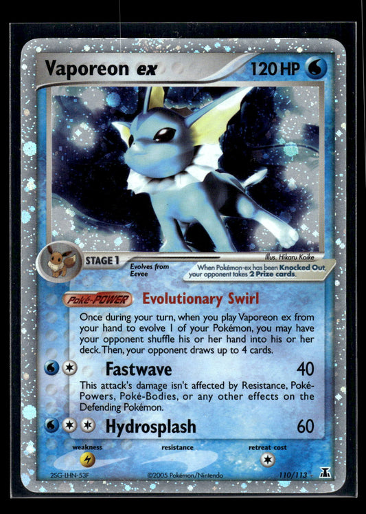 Vaporeon ex 110/113 Delta Species