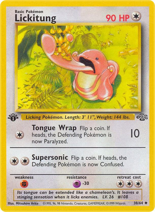 1st Edition - Lickitung 38/64 Jungle