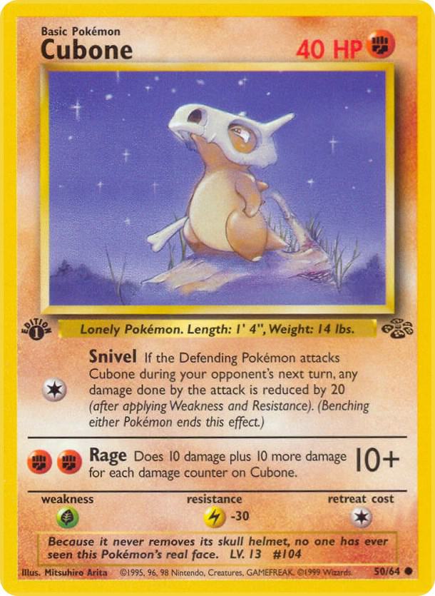 1st Edition - Cubone 50/64 Jungle