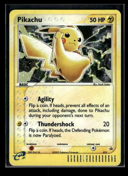 Pikachu - (EX Series Collector's Tin) 012 Nintendo Promos