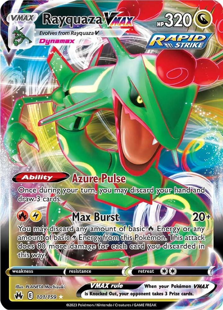 Rayquaza VMAX (101) 101/159 SWSH: Crown Zenith