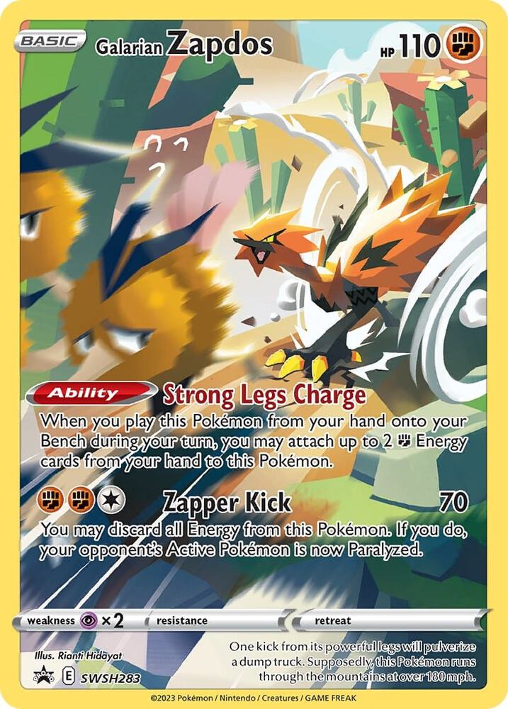 Galarian Zapdos SWSH283 SWSH: Sword & Shield Promo Cards