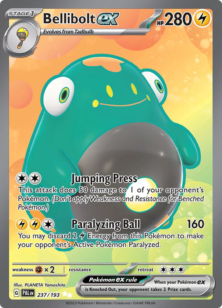 Bellibolt ex 237/193 SV02: Paldea Evolved