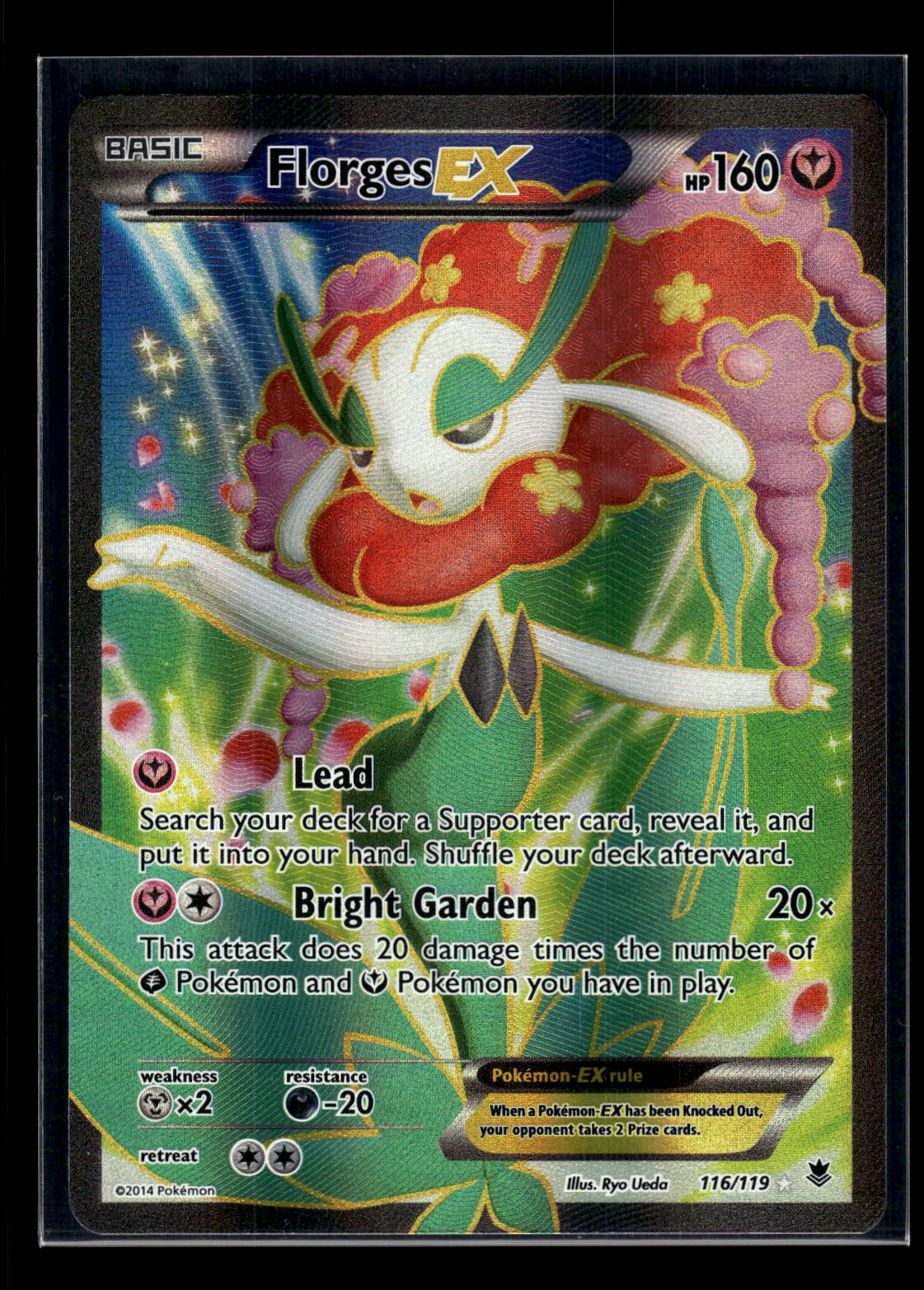 Florges EX (116 Full Art) 116/119 XY - Phantom Forces