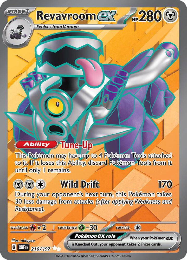 Revavroom ex 216/197 SV03: Obsidian Flames