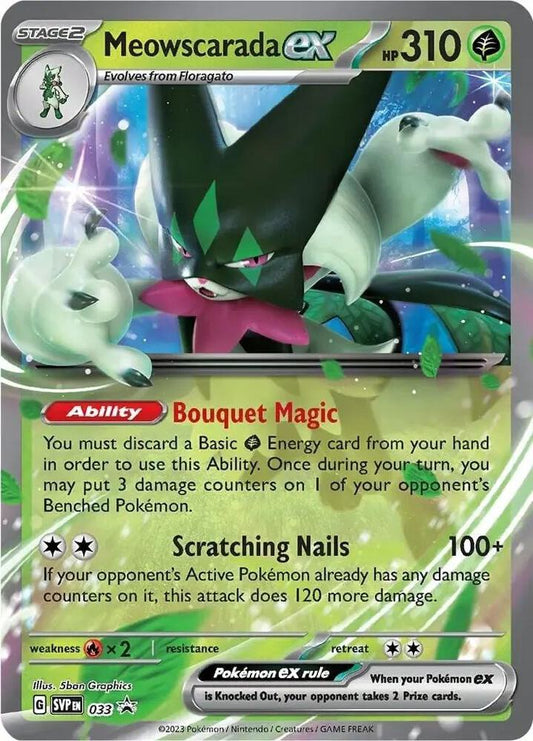Meowscarada ex 033 SV: Scarlet & Violet Promo Cards