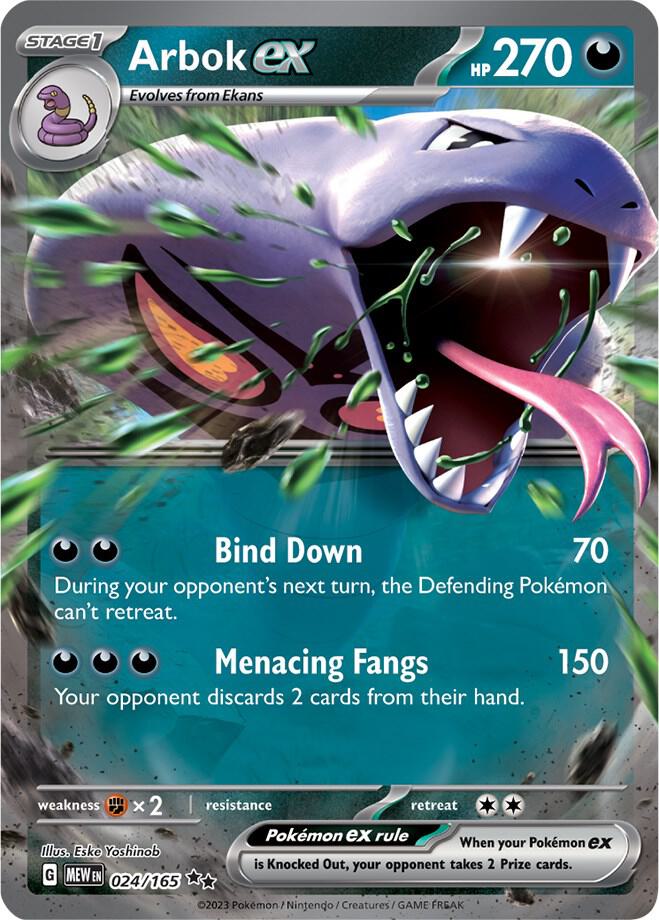 Arbok ex 024/165 SV: Scarlet & Violet 151