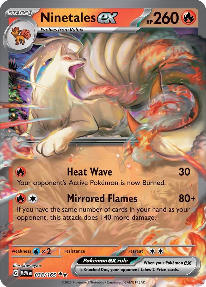 Ninetales ex 038/165 SV: Scarlet & Violet 151