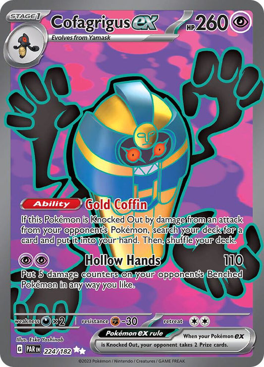 Cofagrigus ex 224/182 SV04: Paradox Rift