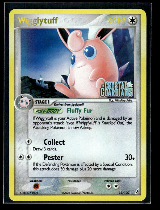 Wigglytuff 13/100 Crystal Guardians