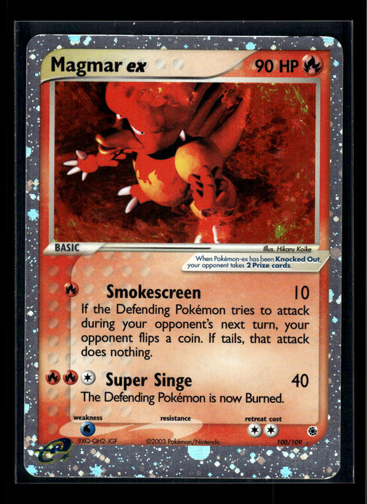 Magmar ex 100/109 Ruby and Sapphire