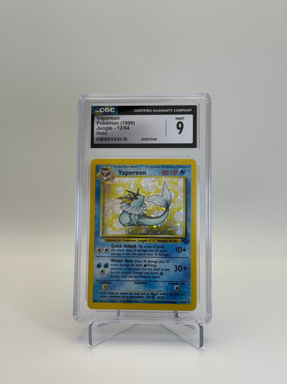 CGC 9 - Vaporeon 12/64 - Jungle