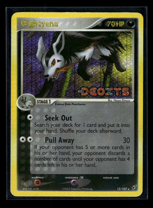 Reverse Foil - Mightyena 12/107 Deoxys