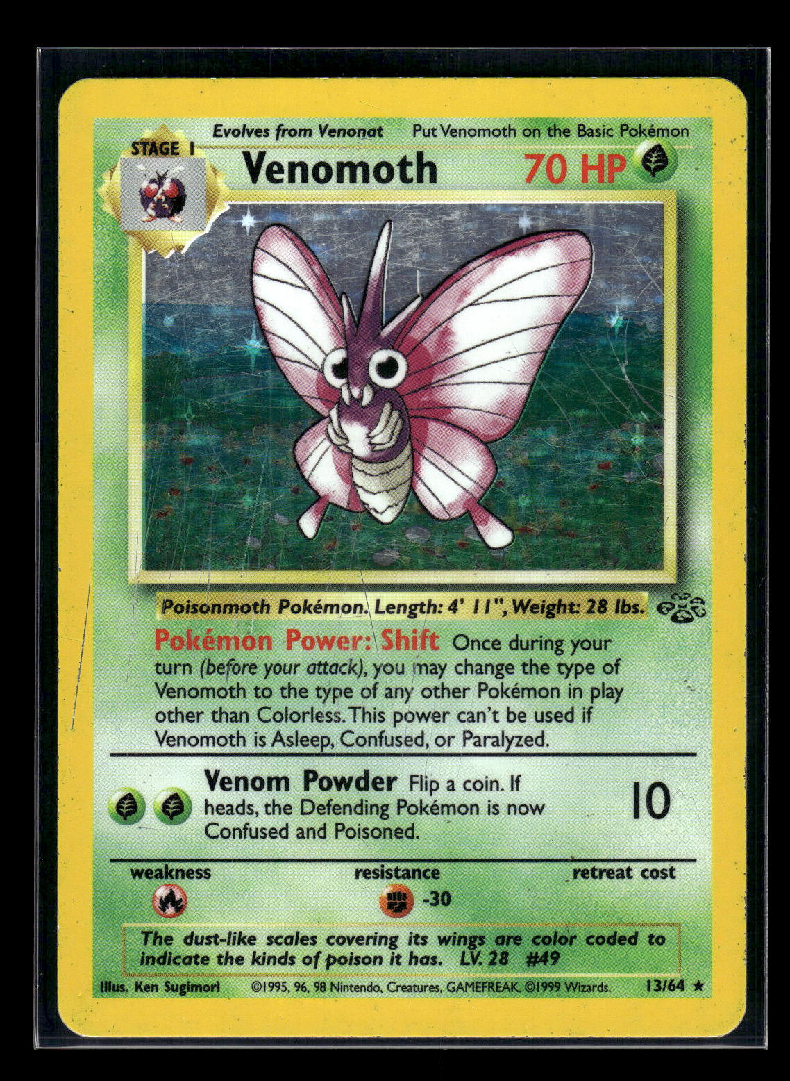 Venomoth (13) 13/64 Jungle