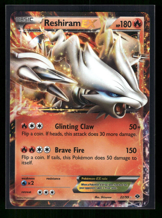 Reshiram EX 29/113 Legendary Treasures