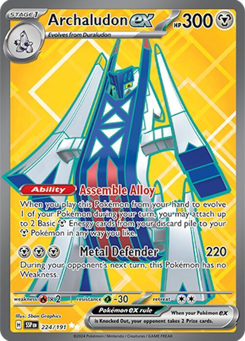 Archaludon ex 224/191 SV08: Surging Sparks
